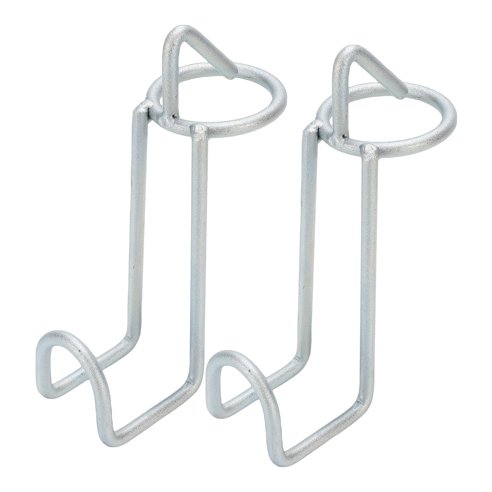 2Pcs Horse Feed Bucket Hooks Tack Metal Equestrian Water Holder Hanger view 12