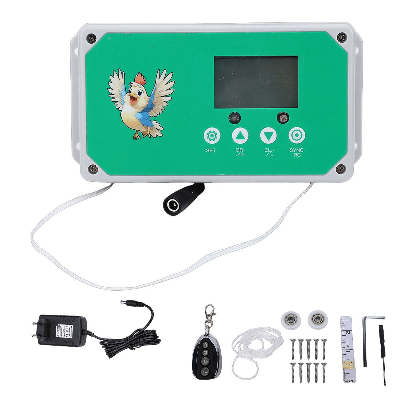 Automatic Chicken Coop Door Opener with Timer IP44 Waterproofing Remote view 3
