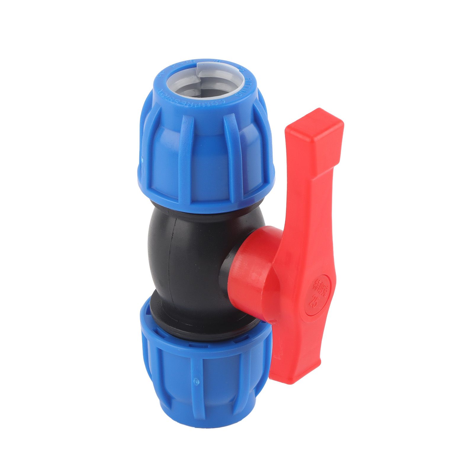 4Pcs PE Straight Ball Valve Shutoff Valve Home Garden Pipeline Fittings view 6