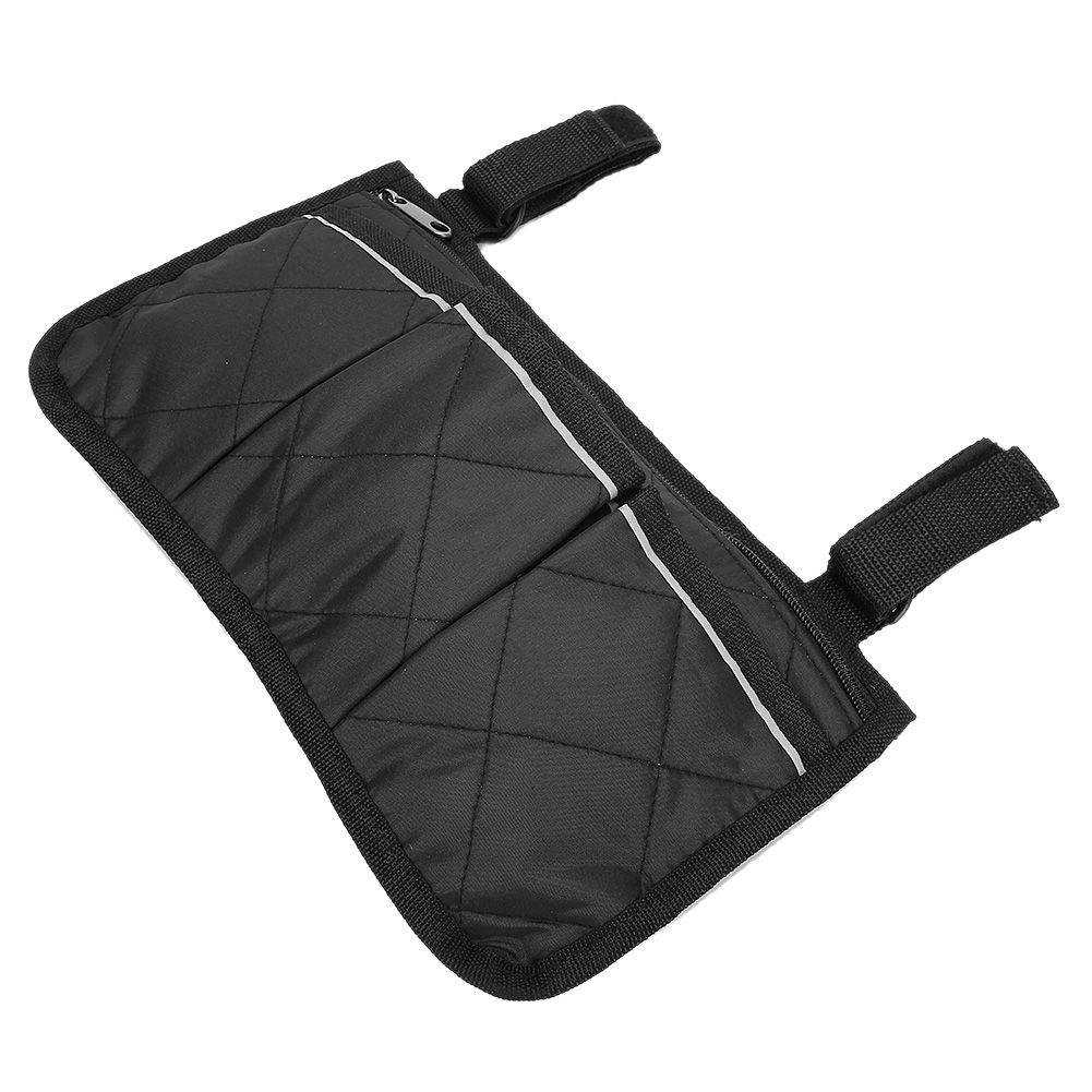 Multiple Pockets Large Capacity Wheelchair Armrest Side Bag Wheelchair Storage