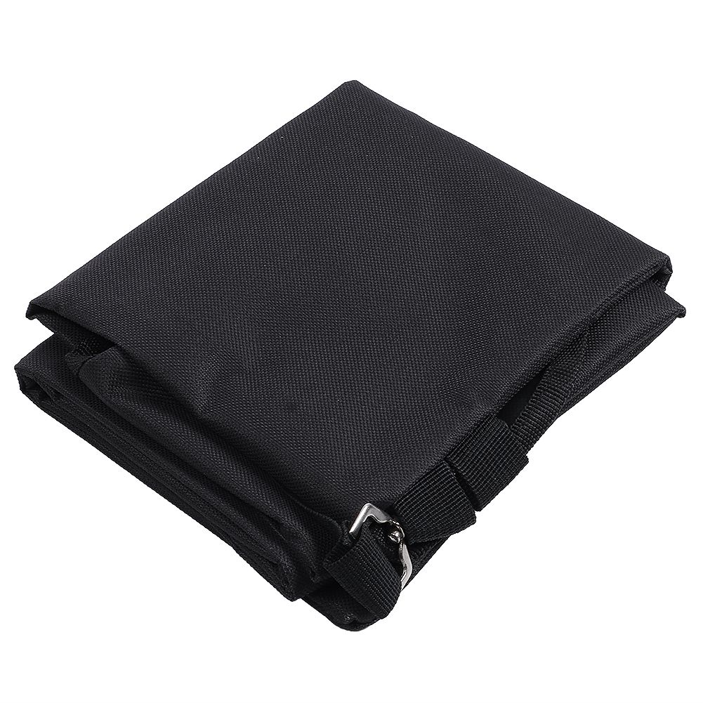 43x35.5cm Black Wear Resistant Oxford Cloth Storage Bag Organizer for Chair