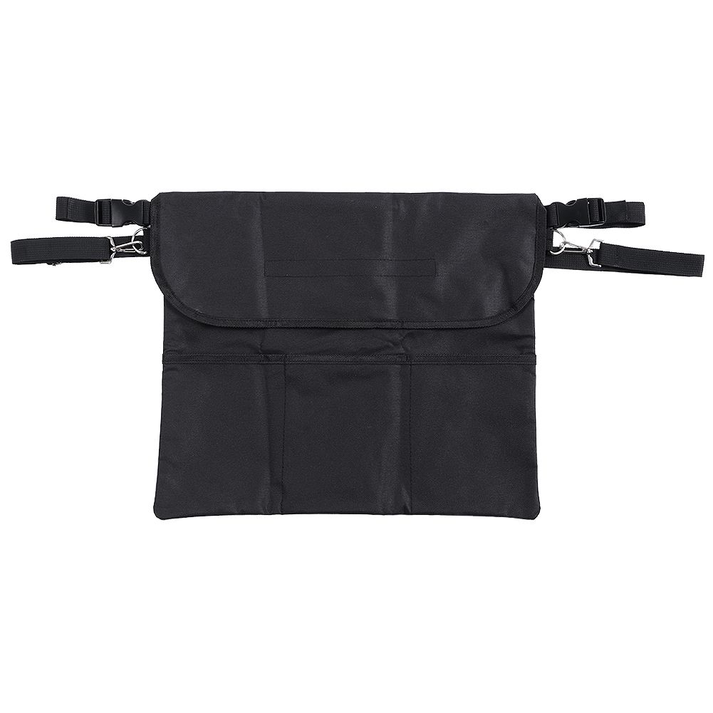 43x35.5cm Black Wear Resistant Oxford Cloth Storage Bag Organizer for Chair view 2