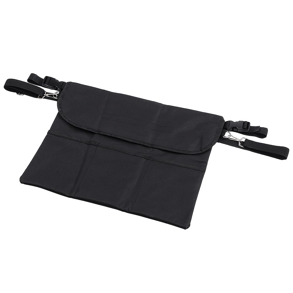43x35.5cm Black Wear Resistant Oxford Cloth Storage Bag Organizer for Chair view 3