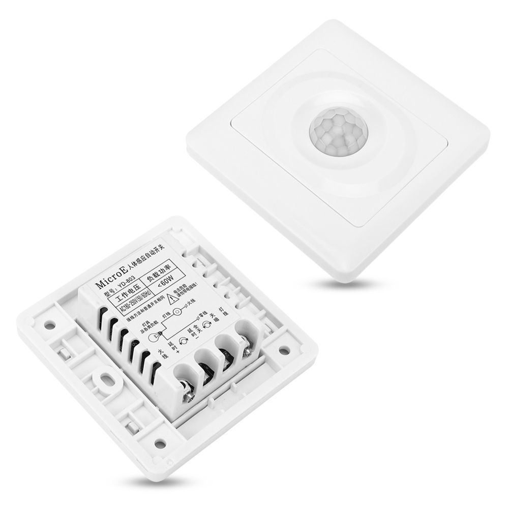 ABS High Sensitivity Adjustable Delay Infrared PIR Body Motion Sensor Control view 3