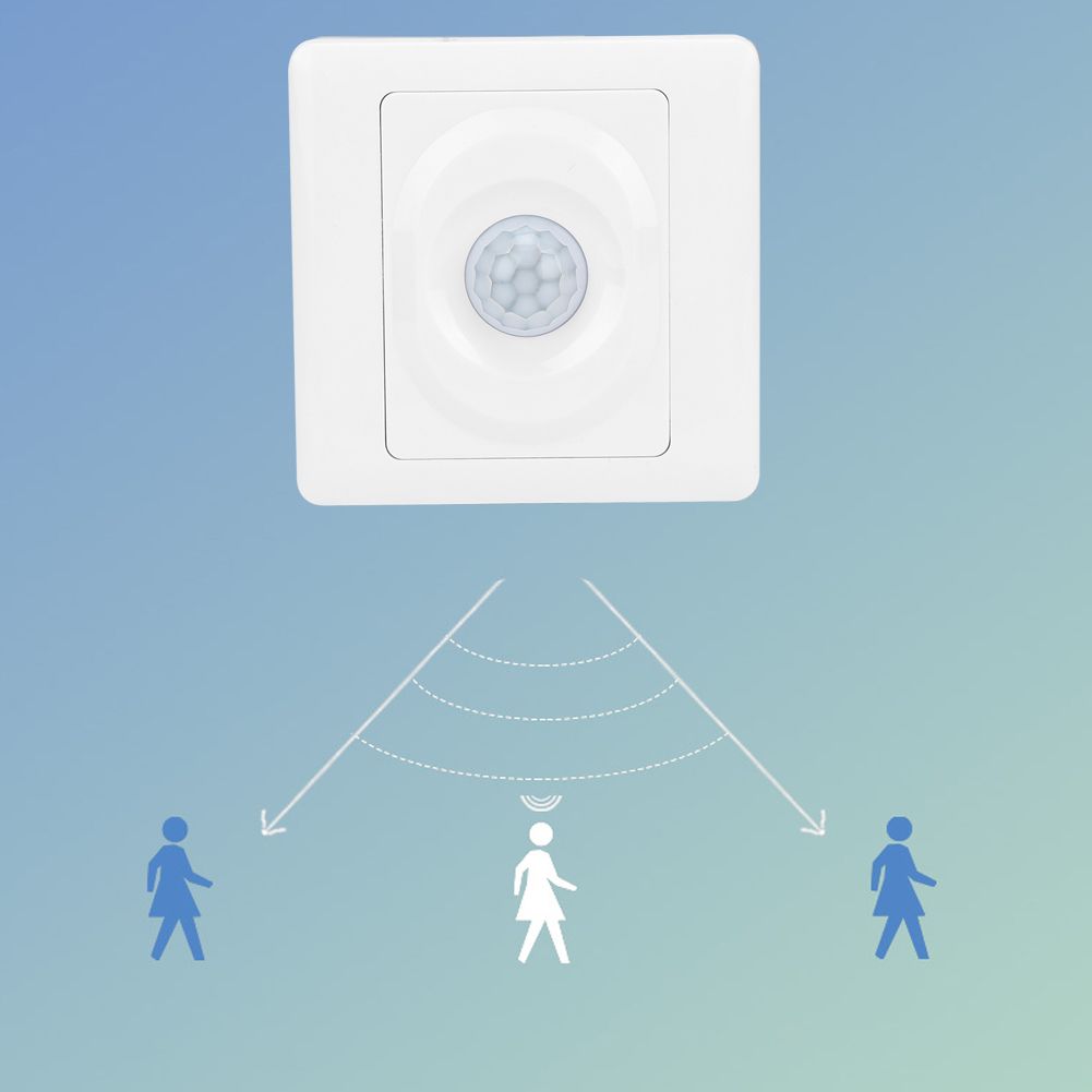ABS High Sensitivity Adjustable Delay Infrared PIR Body Motion Sensor Control view 6