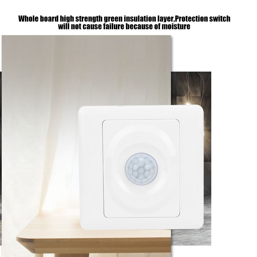 ABS High Sensitivity Adjustable Delay Infrared PIR Body Motion Sensor Control view 7