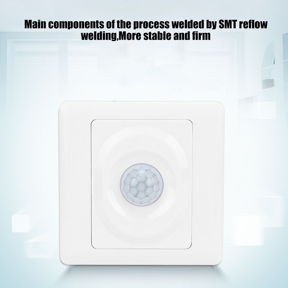 ABS High Sensitivity Adjustable Delay Infrared PIR Body Motion Sensor Control view 11