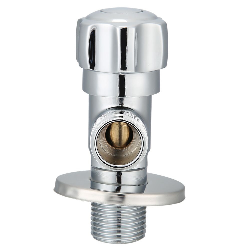 G1/2in Copper Angle Valve Water Stop Valve for Washbasin Kitchen Faucet Water view 3