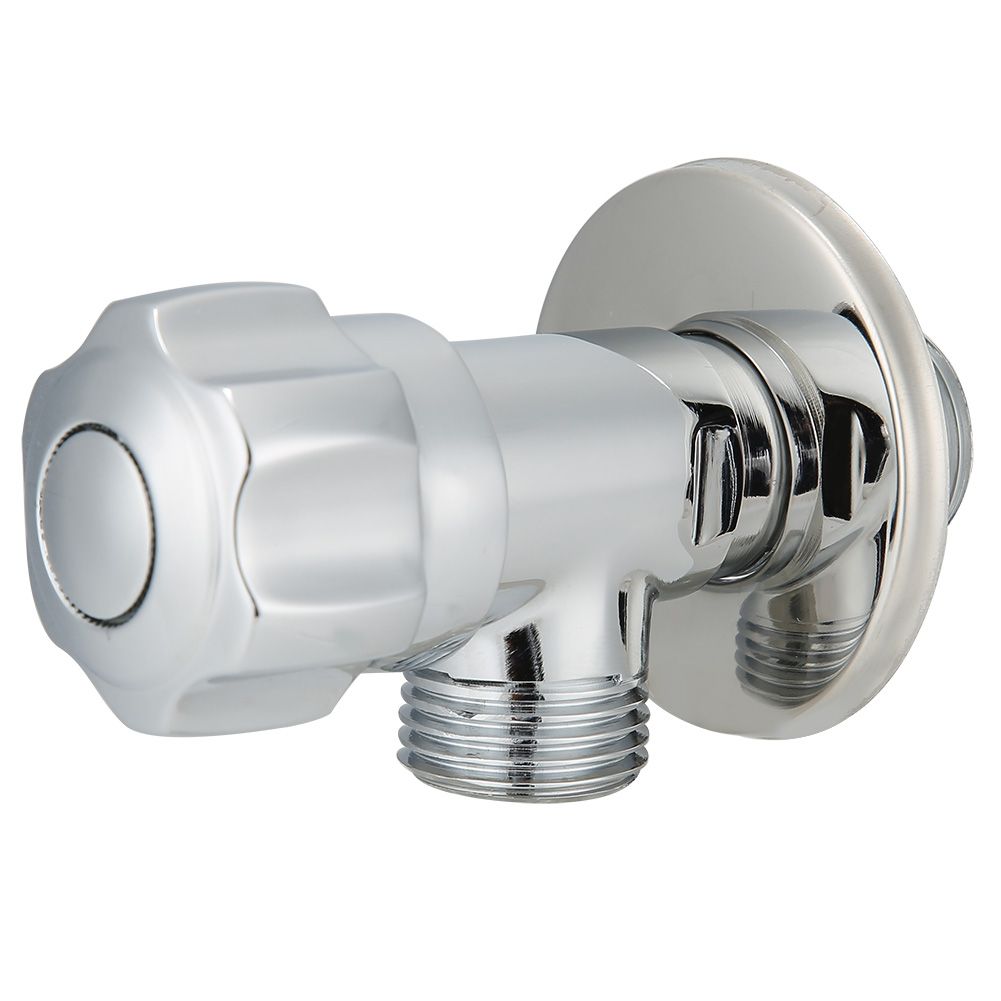 G1/2in Copper Angle Valve Water Stop Valve for Washbasin Kitchen Faucet Water view 4
