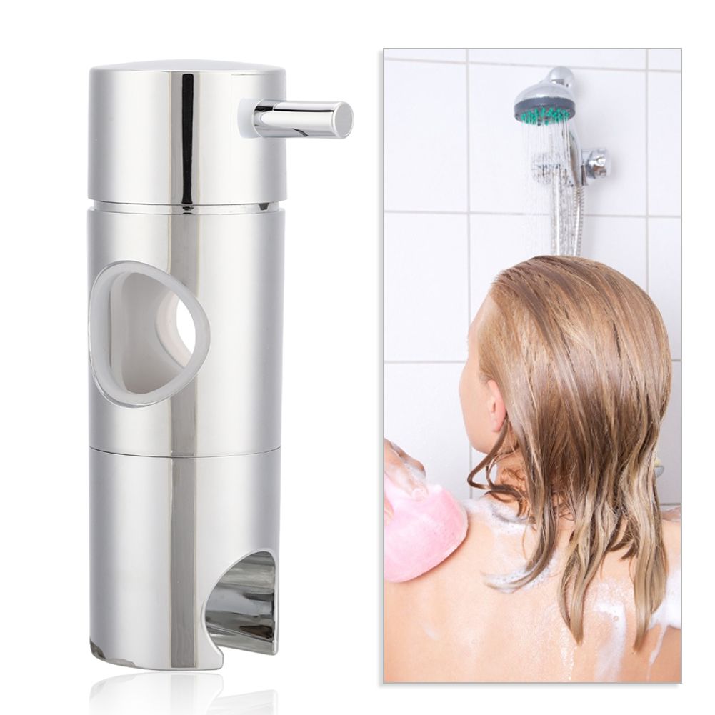 Round Shower Head Bracket Slide Holder for Lifting Rod Bathroom Showering view 6