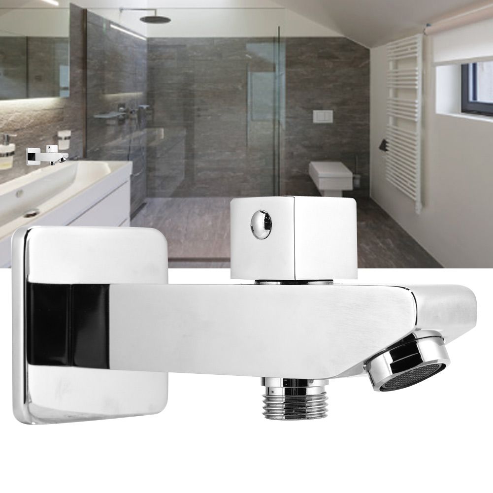 G1/2in Thread Copper Concealed Installation Dual Function Shower Faucet Spout view 6