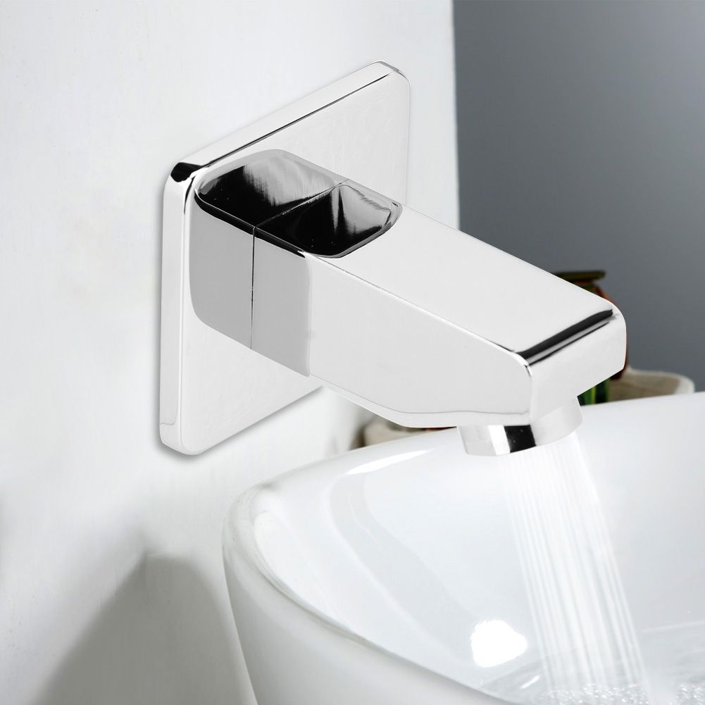 G1/2in Thread Copper Square Shape Concealed Installation Shower Faucet Spout view 6