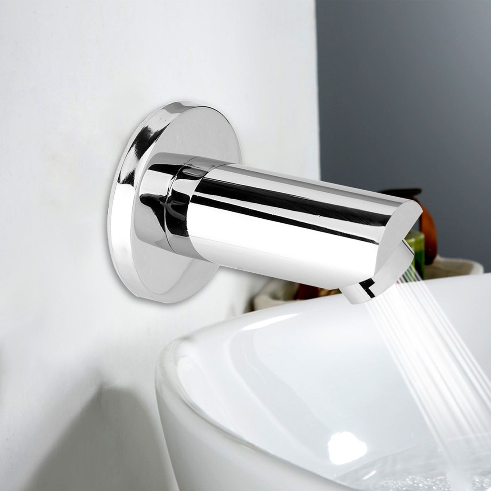 G1/2in Thread Copper Round Concealed Installation Shower Faucet Spout Shower view 5