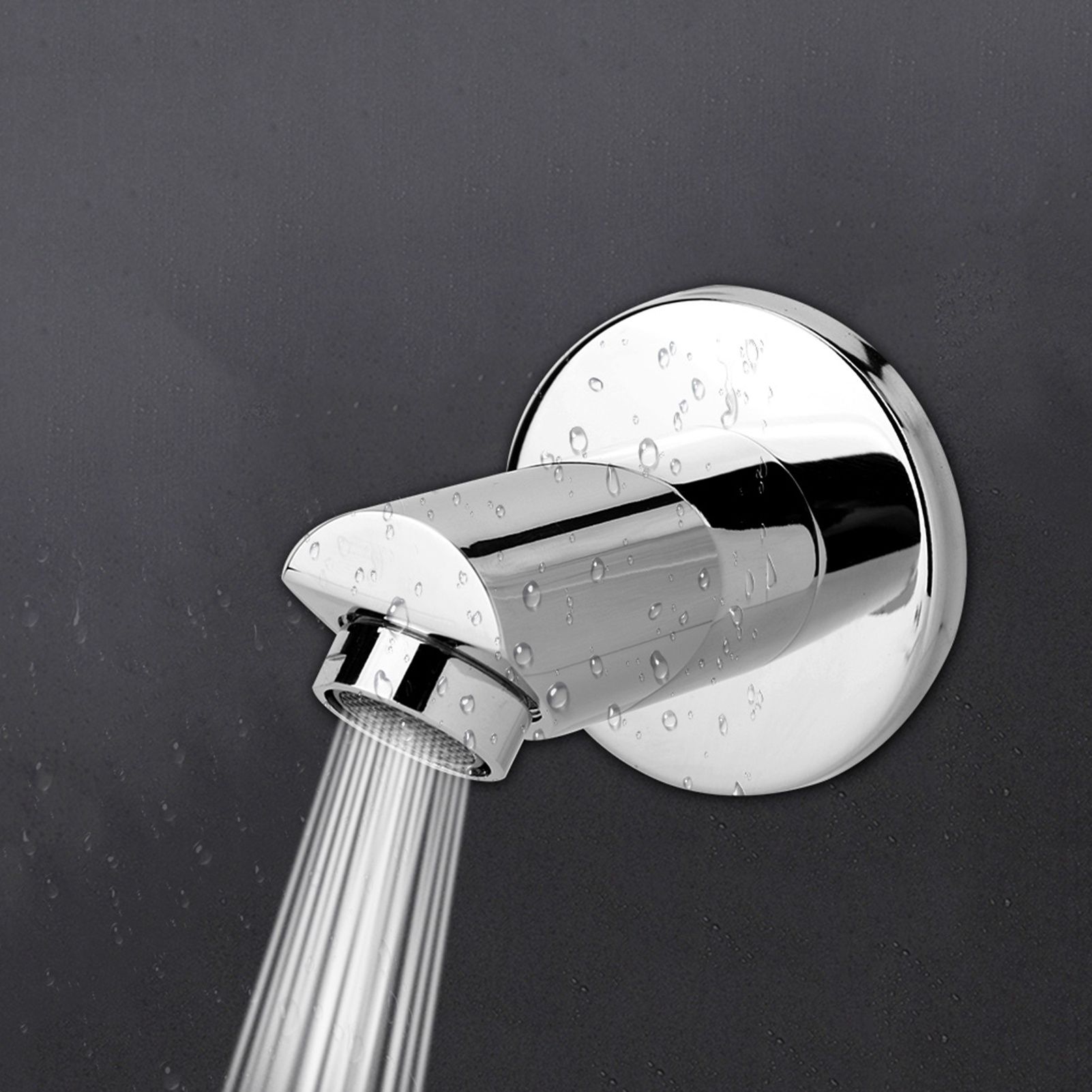 G1/2in Thread Copper Round Concealed Installation Shower Faucet Spout Shower view 7