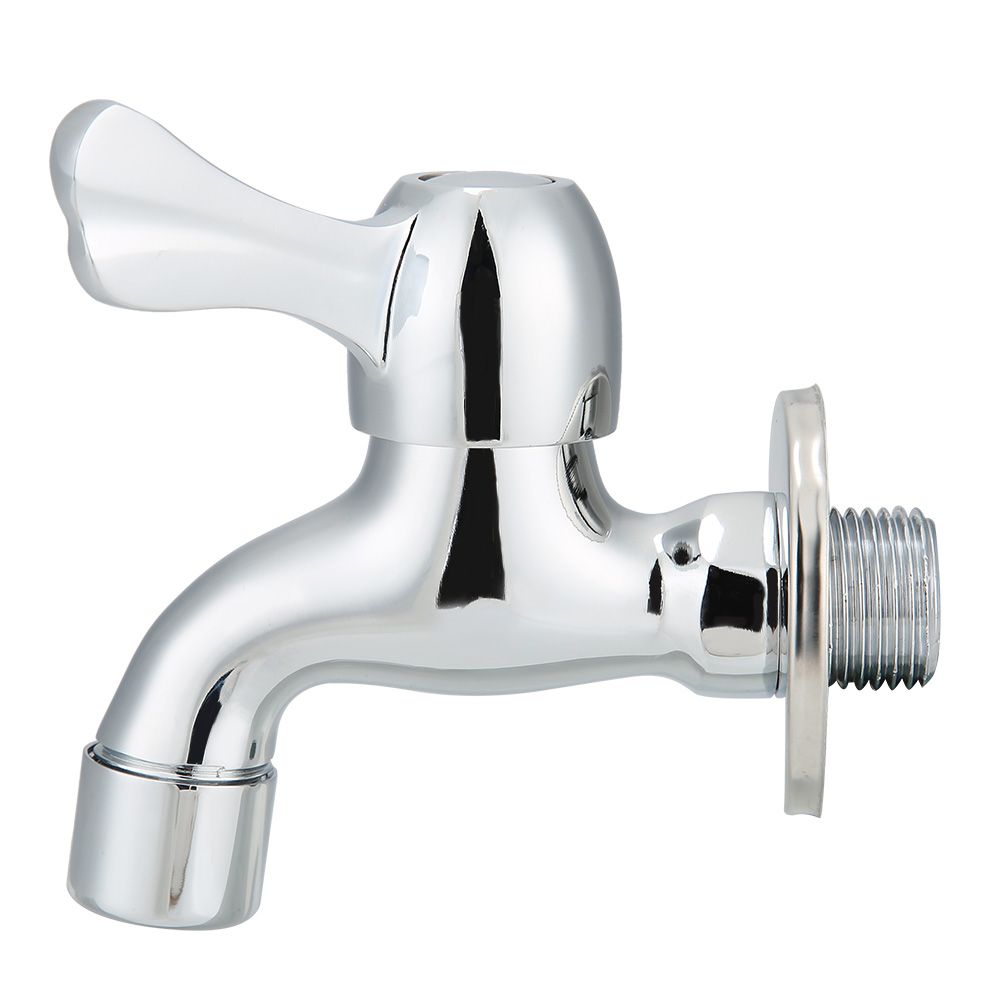 G1/2in Copper Single Cold Quick Open Small Faucet Washing Machine Mop Pool view 3