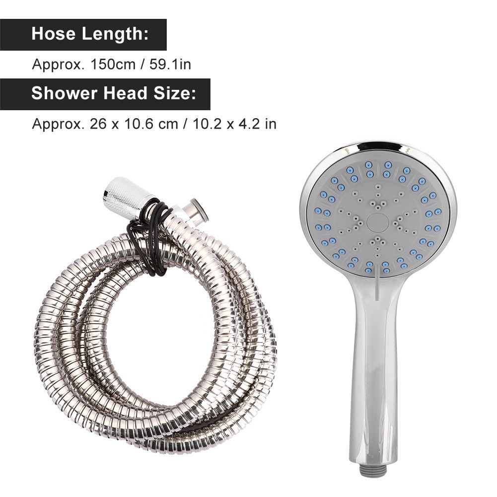 0-0.6Mpa Pressurized Water Saving Bathroom 3 Functions Handheld Shower Head view 9