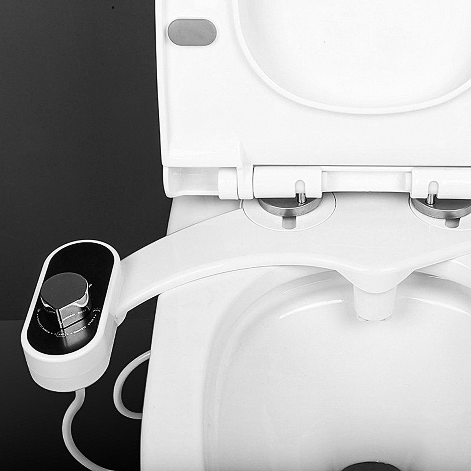 Dual Nozzle Single Cold Water Toilet Bidet Sprayer NonElectric Toilet view 9