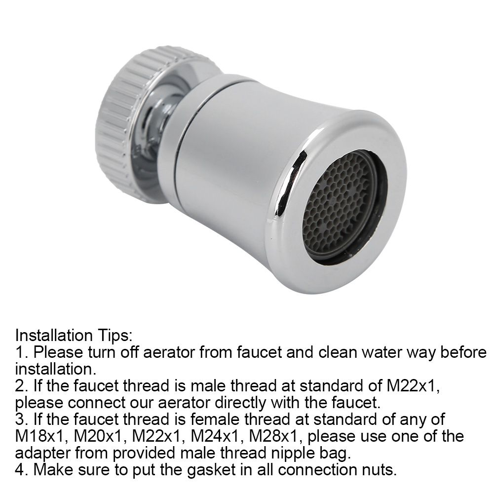 M22x1 Basin Sink Faucet Aerator Bathroom Kitchen Water Faucet Universal view 9