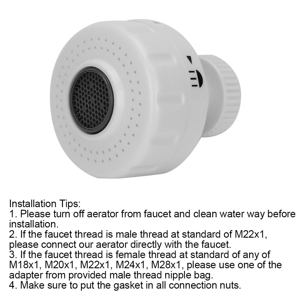 M22x1 Basin Sink Faucet Aerator Bathroom Kitchen Water Faucet Universal view 9