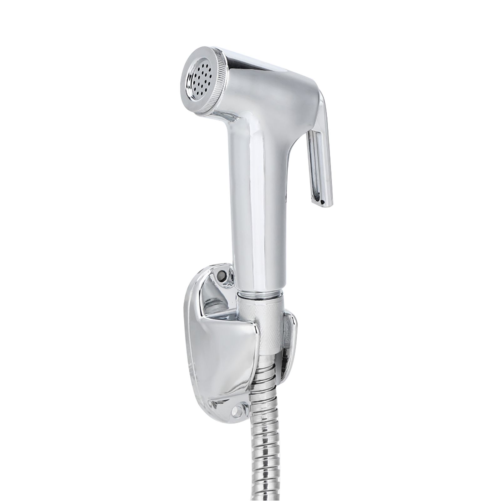 3Pcs/Set Electroplating Bidet Sprayer Spray Head Bracket Hose Kit Bathroom view 2