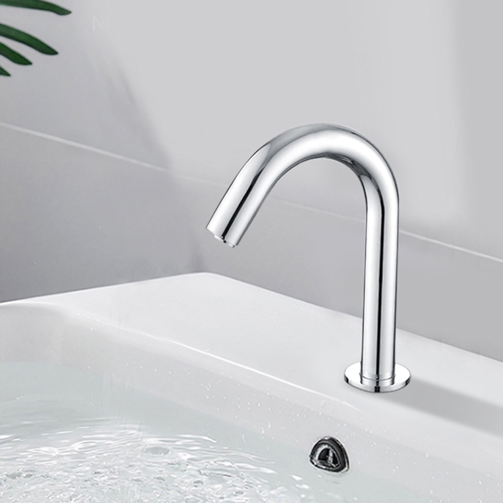 G1/2in Thread Automatic Induction Sensor Water Faucet Infrared Single Cold Tap view 3