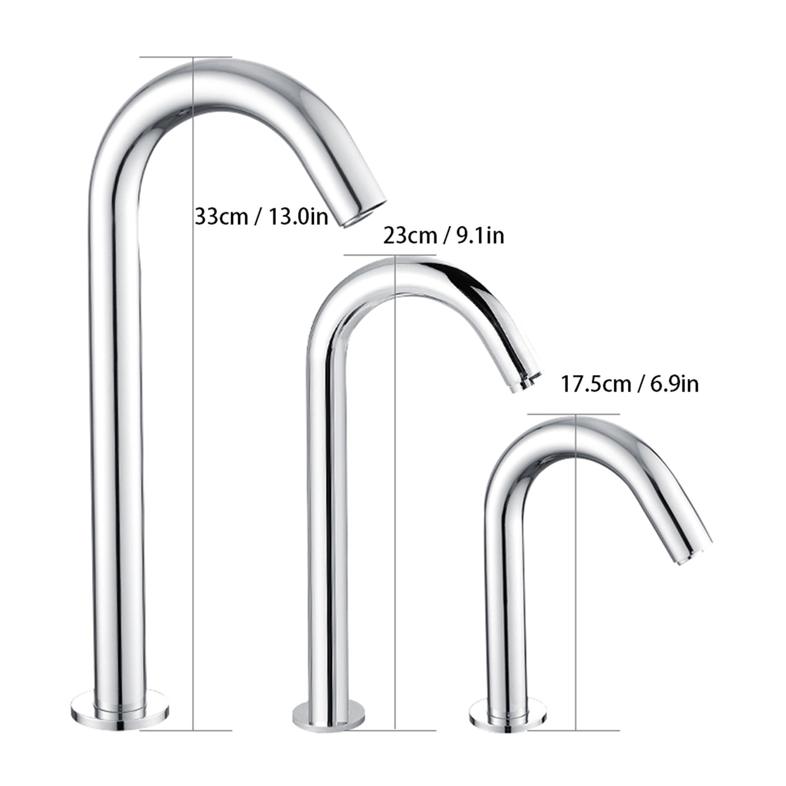 G1/2in Thread Automatic Induction Sensor Water Faucet Infrared Single Cold Tap view 9