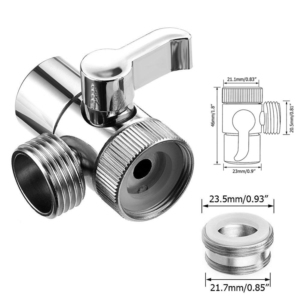 Home Bathroom Hand Shower Sprayer Hair Washing Kit Faucet Converter Adapter view 7