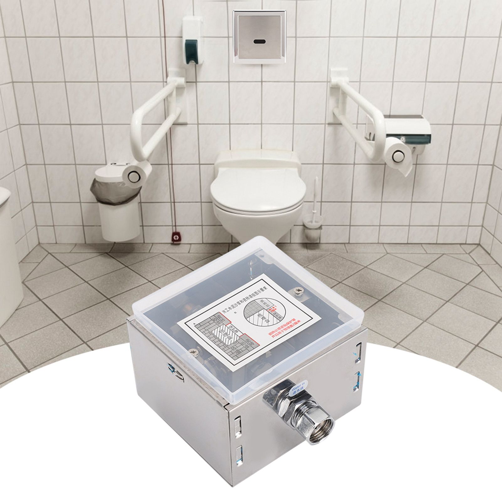 Automatic Induction Urinal Flusher Infrared Urinal Flushing Kit Accessories view 3