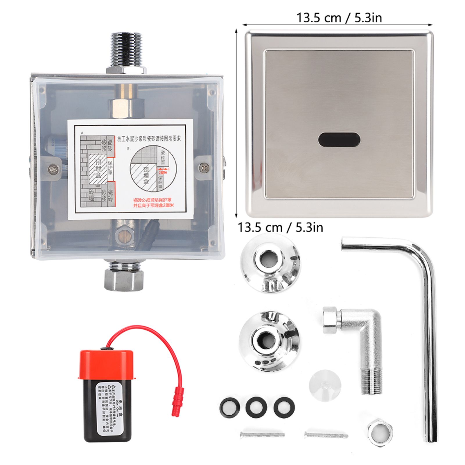 Automatic Induction Urinal Flusher Infrared Urinal Flushing Kit Accessories view 10
