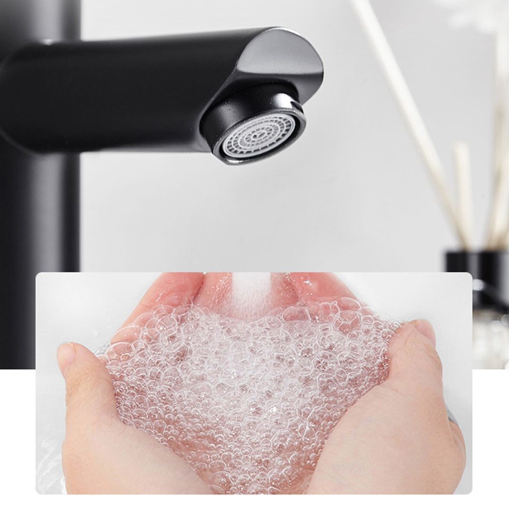 Black Stainless Steel Single Cold Basin Water Faucet Home Bathroom Water Tap view 9