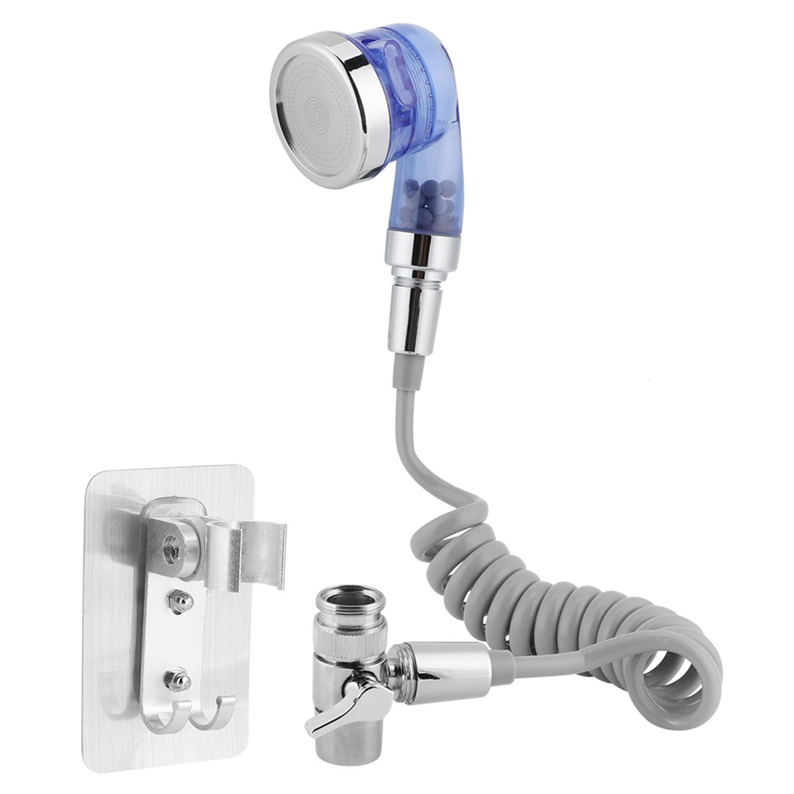 Pressurized Household Handhled Shower Sprayer Hand Shower Faucet Kit Hair view 2