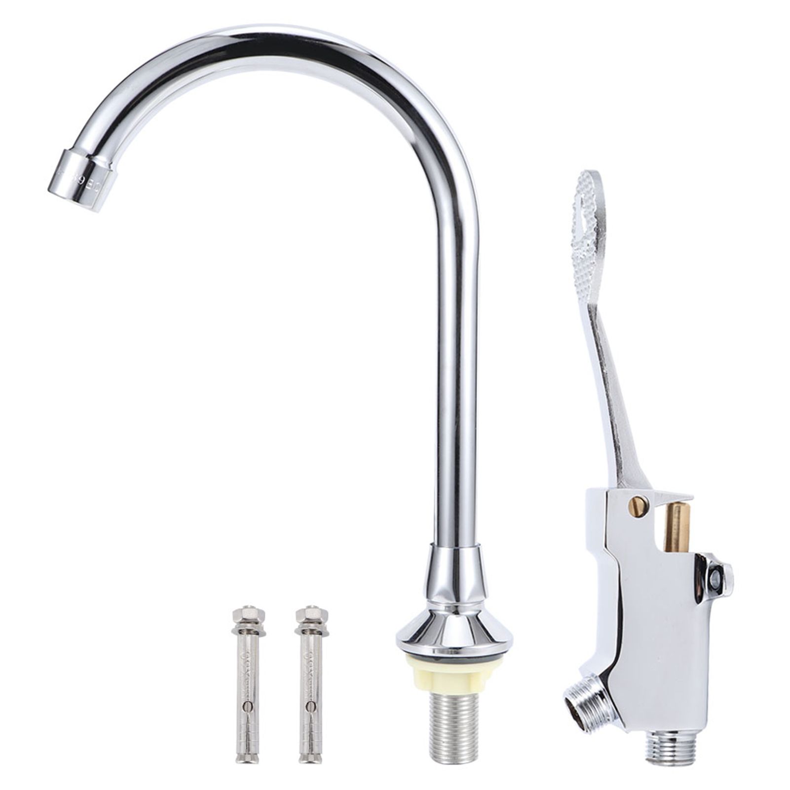 G1/2in Pedal Type Single Cold Copper Water Faucet Foot Operated Water Tap for view 2
