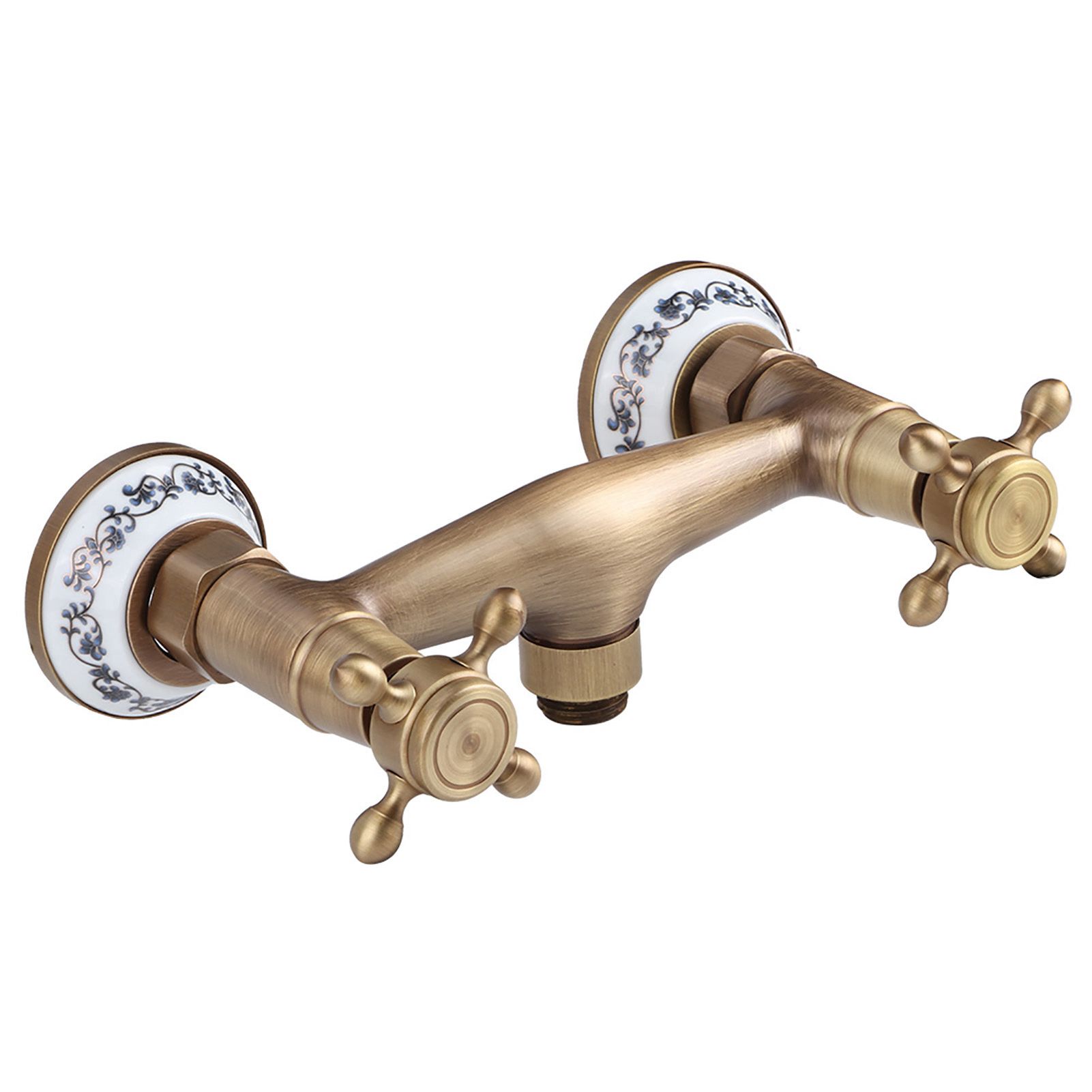 Vintage Style Copper Shower Head Sprayer Hose Kit Concealed Installation view 9