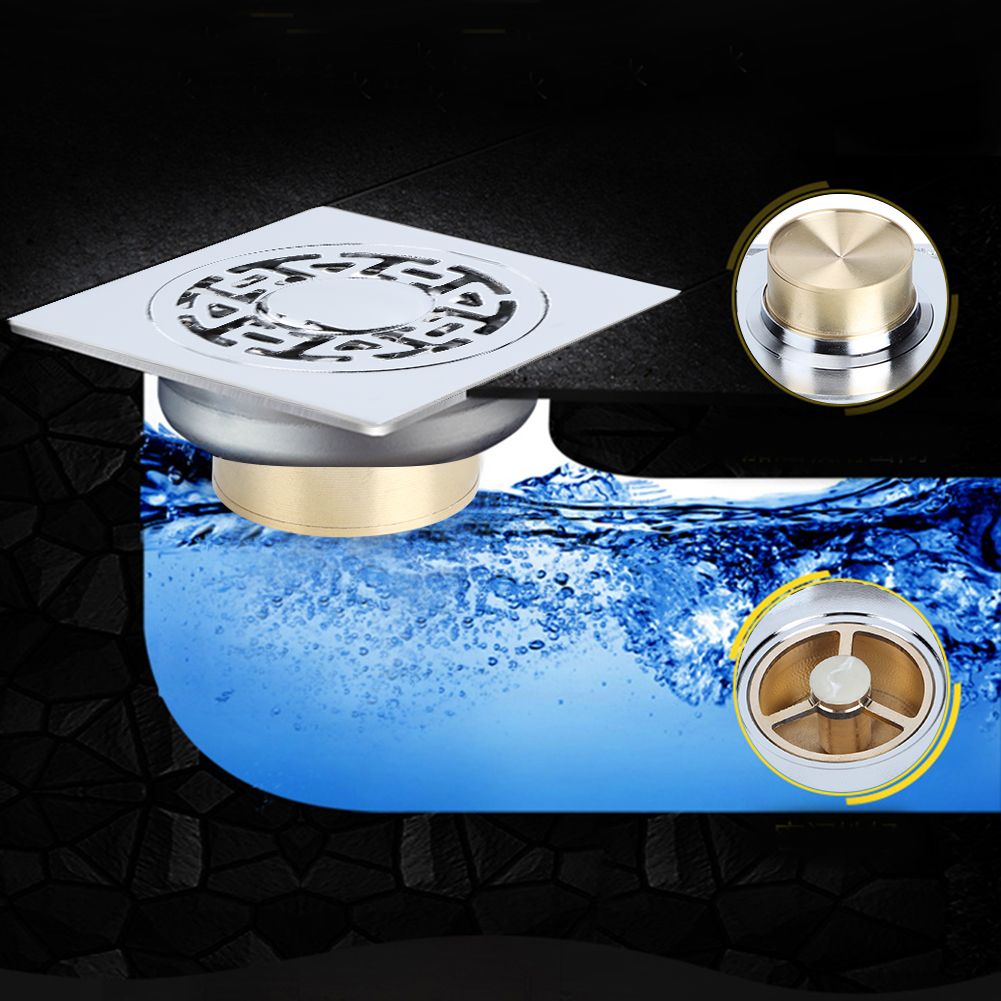 Stainless Steel Bathroom Kitchen Washing Machine Dual Use Floor Drain Anti