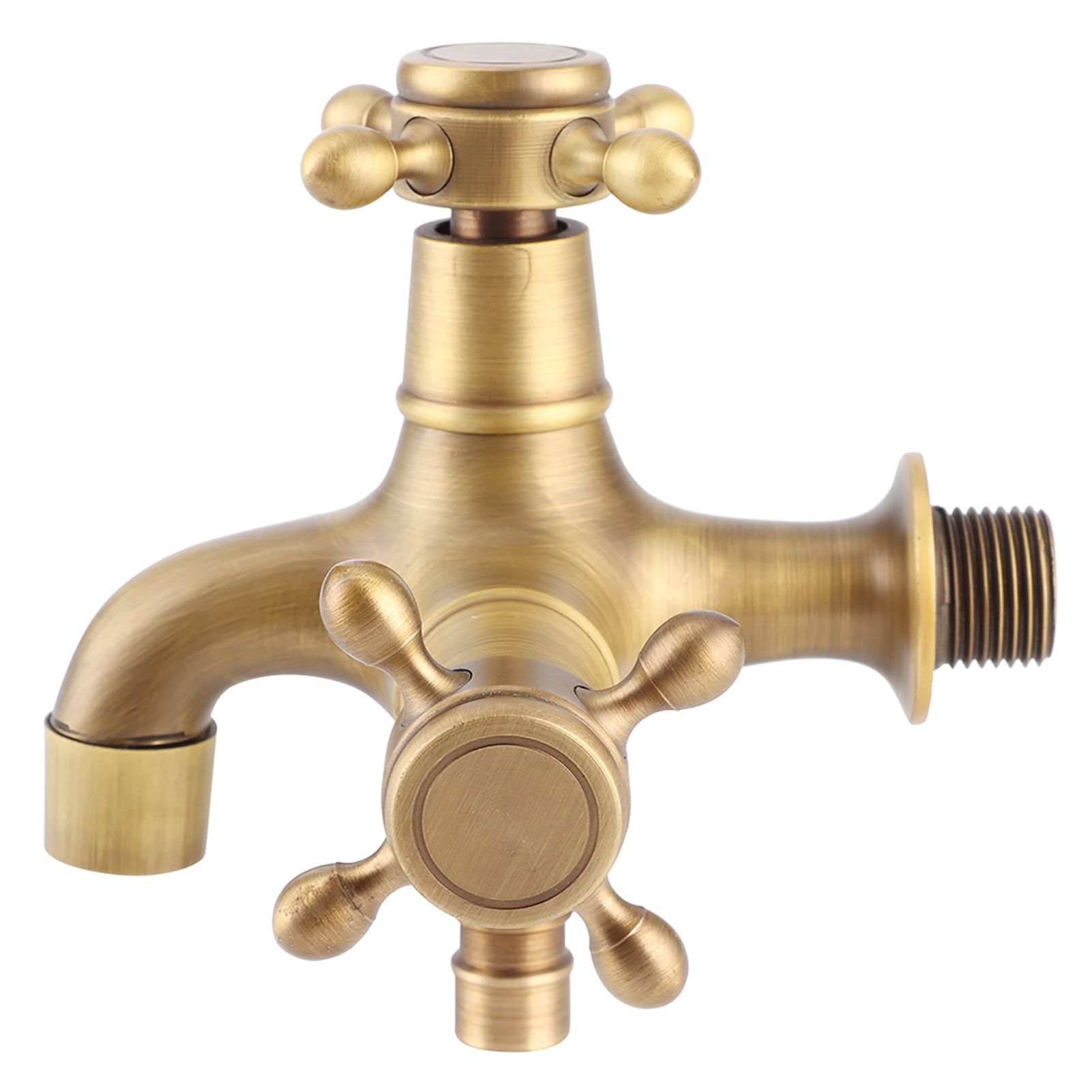 G1/2in Thread Bathroom Copper Single Cold Faucet Washing Machine Mop Pool view 2