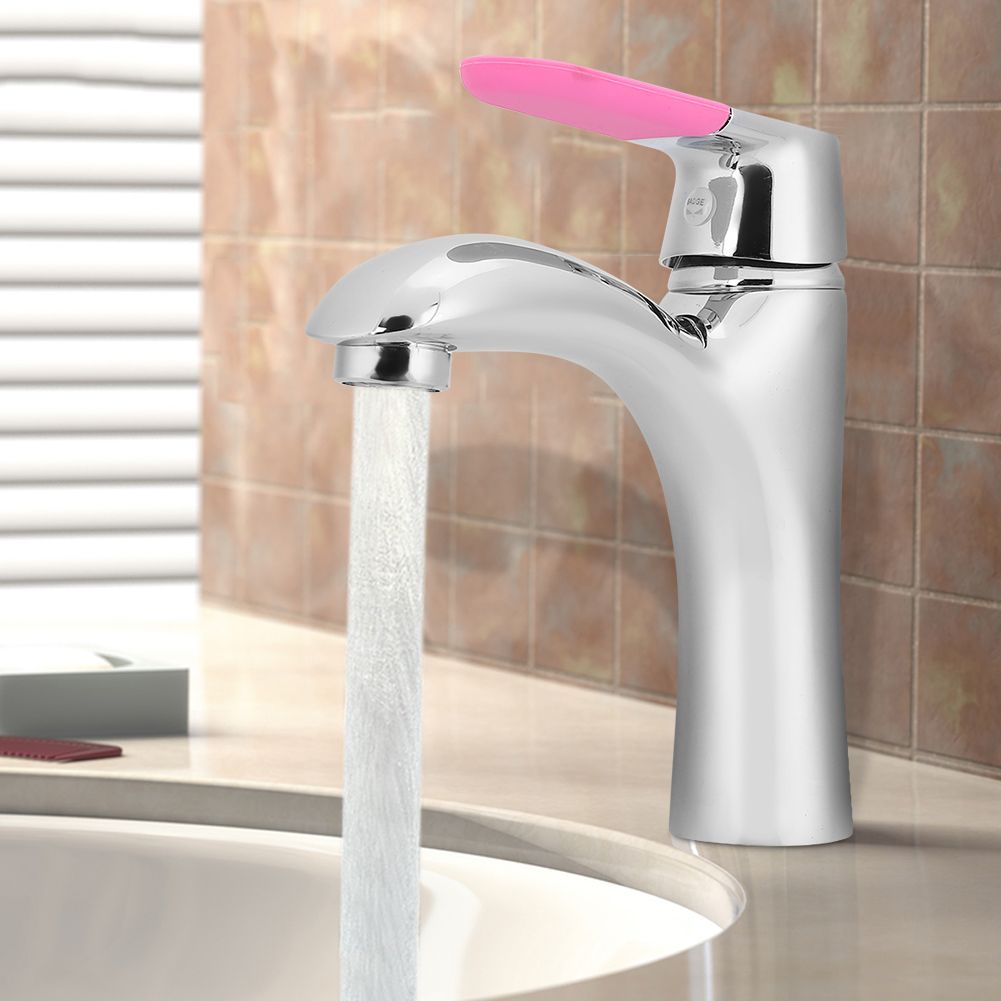 Modern and Simple Style Copper Undercounter Basin Faucet Hot and Cold Water
