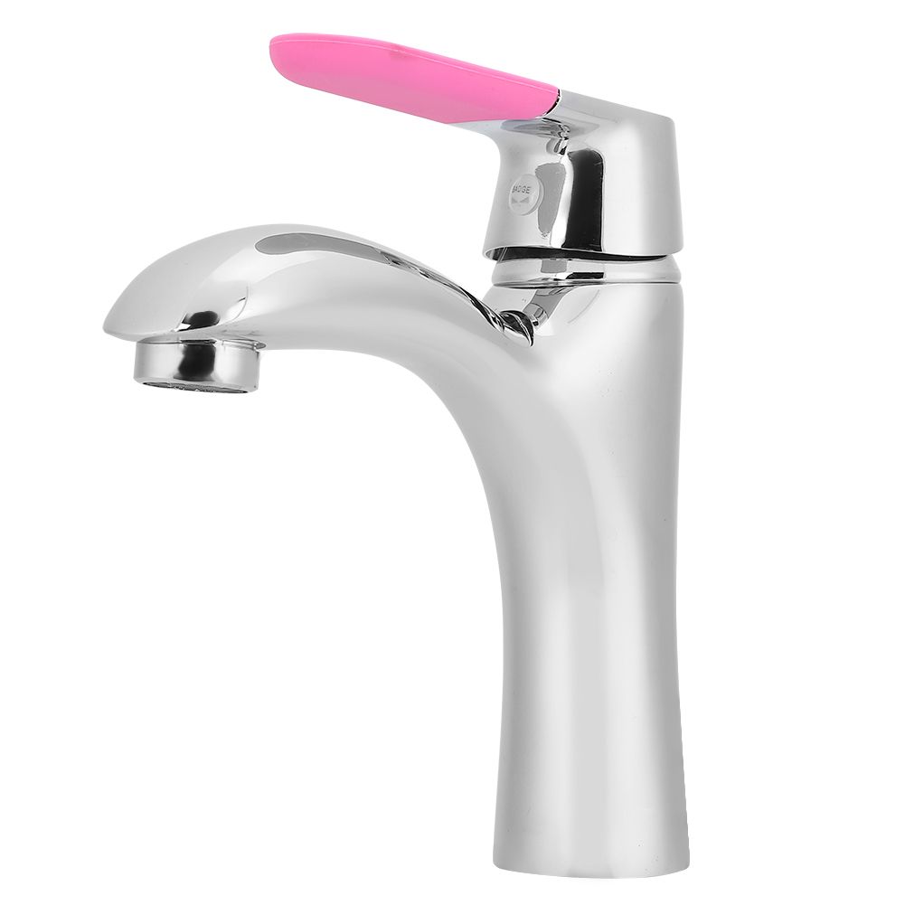 Modern and Simple Style Copper Undercounter Basin Faucet Hot and Cold Water view 5