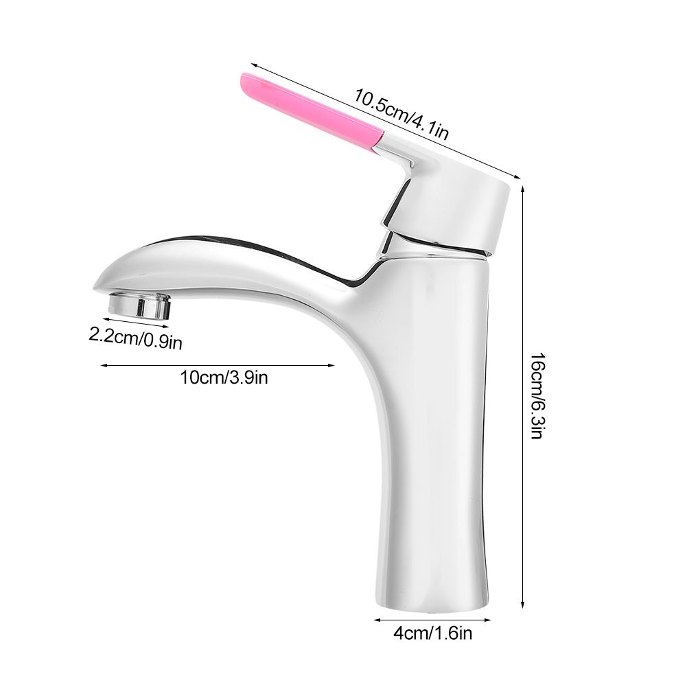 Modern and Simple Style Copper Undercounter Basin Faucet Hot and Cold Water view 10