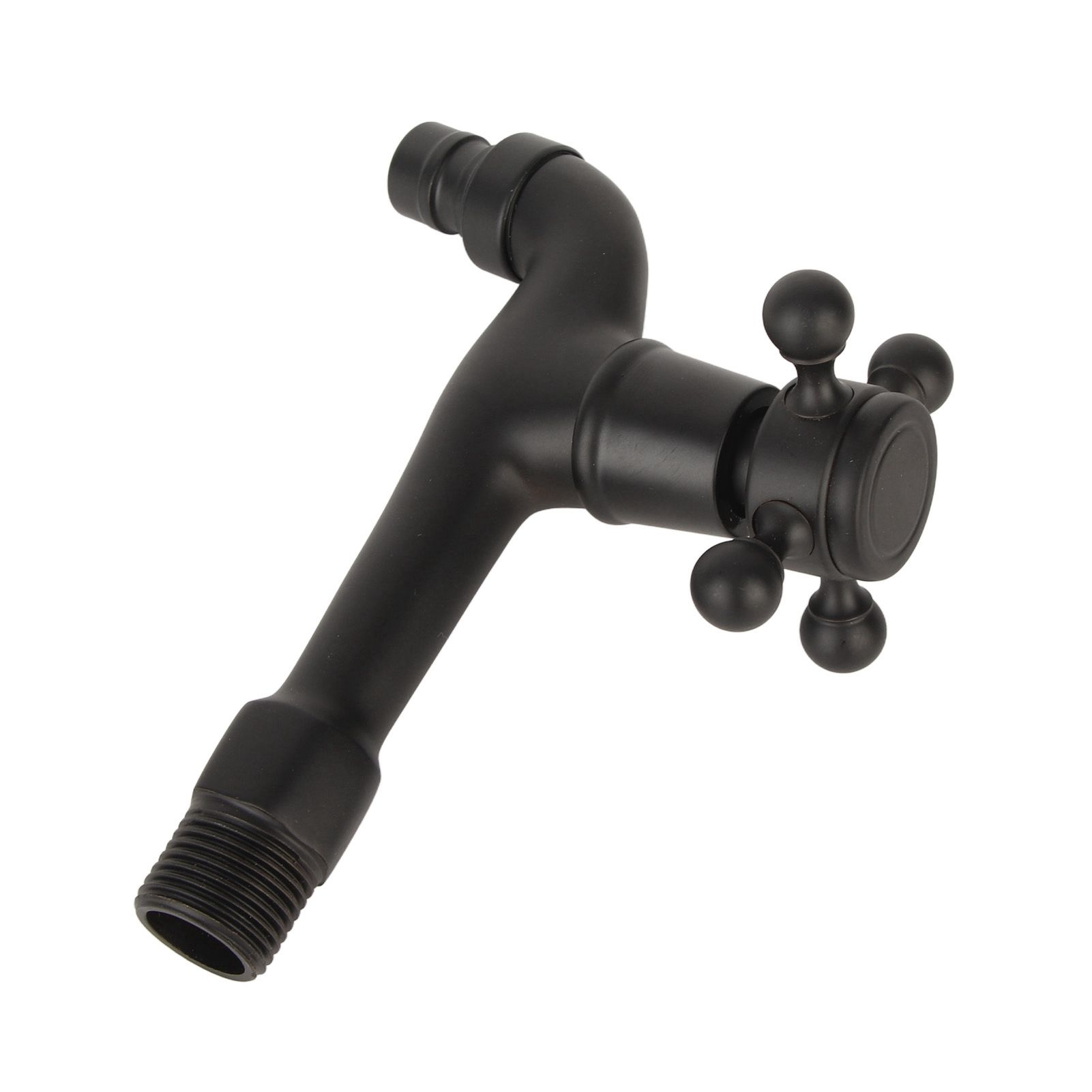 G1/2in Wall‑in Antique Brass Faucet Washing Machine Single Cold Water Tap Faucet view 5