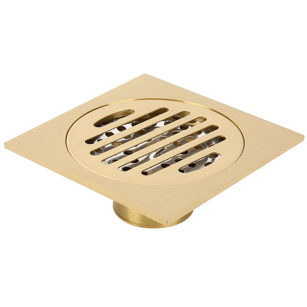 Bathroom Hardware Brass Anti Odor Shower Floor Drain Water Draining Supplies view 7