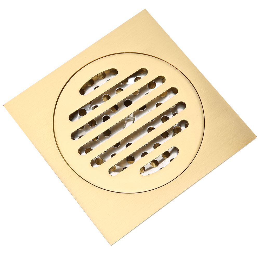 Bathroom Hardware Brass Anti Odor Shower Floor Drain Water Draining Supplies view 8