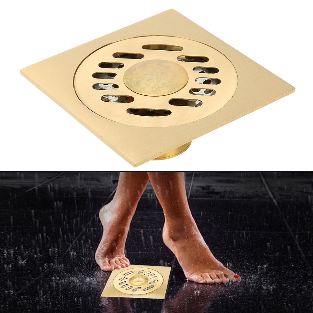 Household Brass Anti Odor Shower Floor Drain Bathroom Floor Drainer Hardware view 5