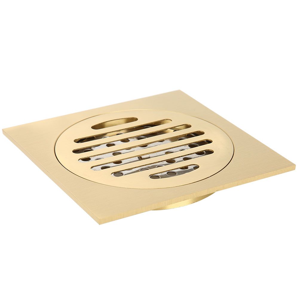 Household Brass Anti Odor Shower Floor Drain Bathroom Water Drainer Hardware view 6