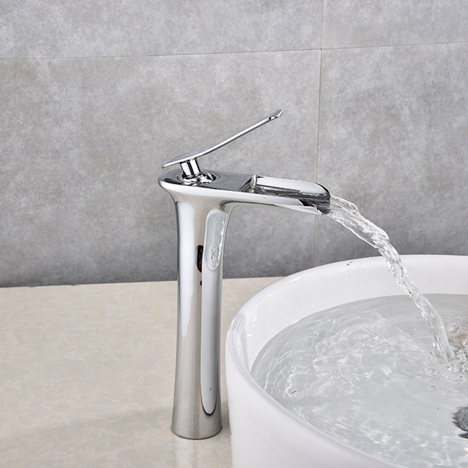 Household Lead Free Copper Basin Water Faucet Kit Hot Cold Water Tap Bathroom