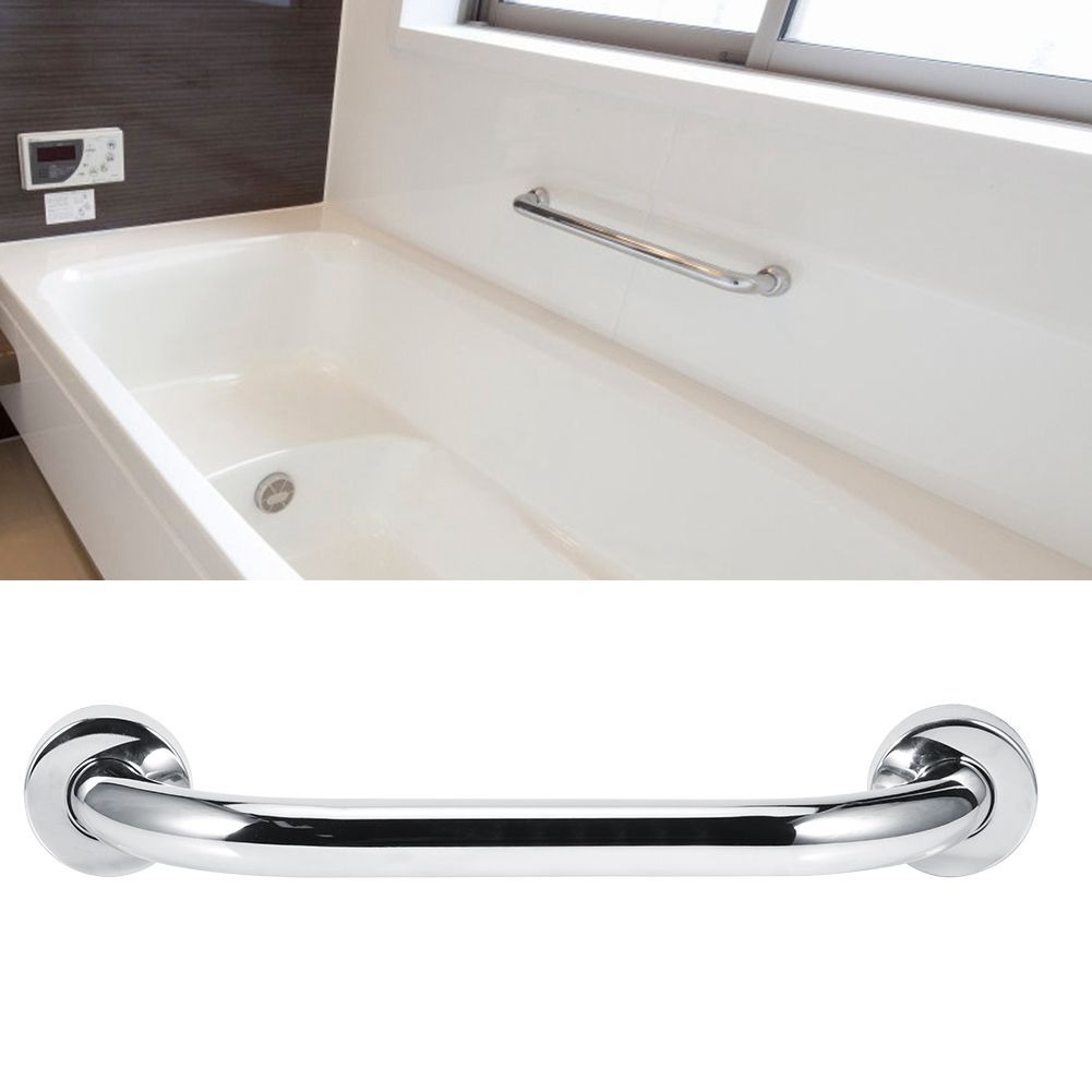 33cm Stainless Steel Bathroom Bathtub Hand Bar Anti-Skid Handle Armrest for view 3