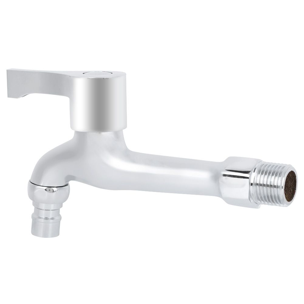 G1/2in Copper Electroplating Single Cold Faucet Washing Machine Faucet Tap for view 6