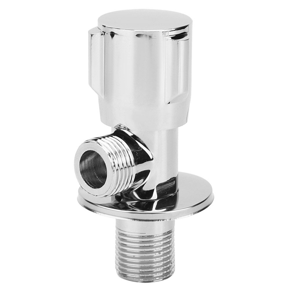Thread G1/2in Copper Triangular Angle Valve Water Stop Valve Bathroom Kitchen view 5