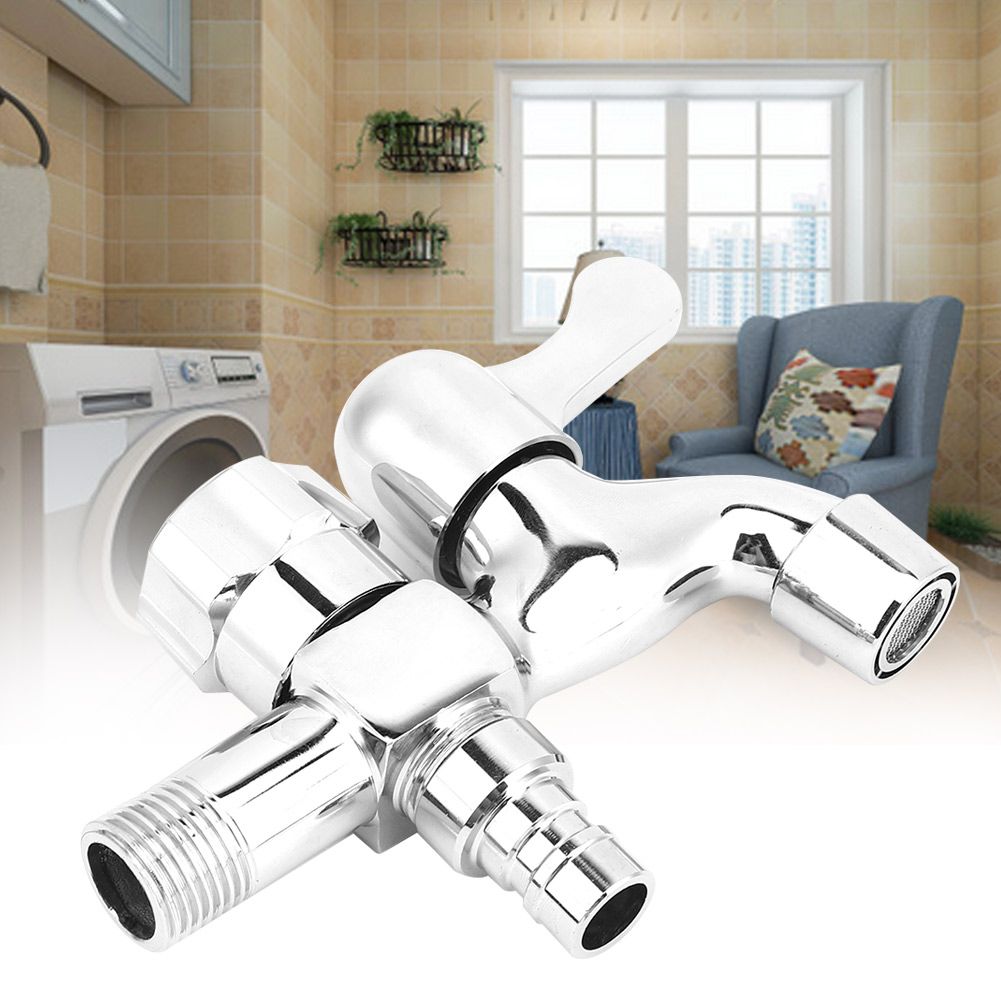 G1/2in Copper Multifunctional Dual Use Quick Open Faucet Washing Machine Mop view 7