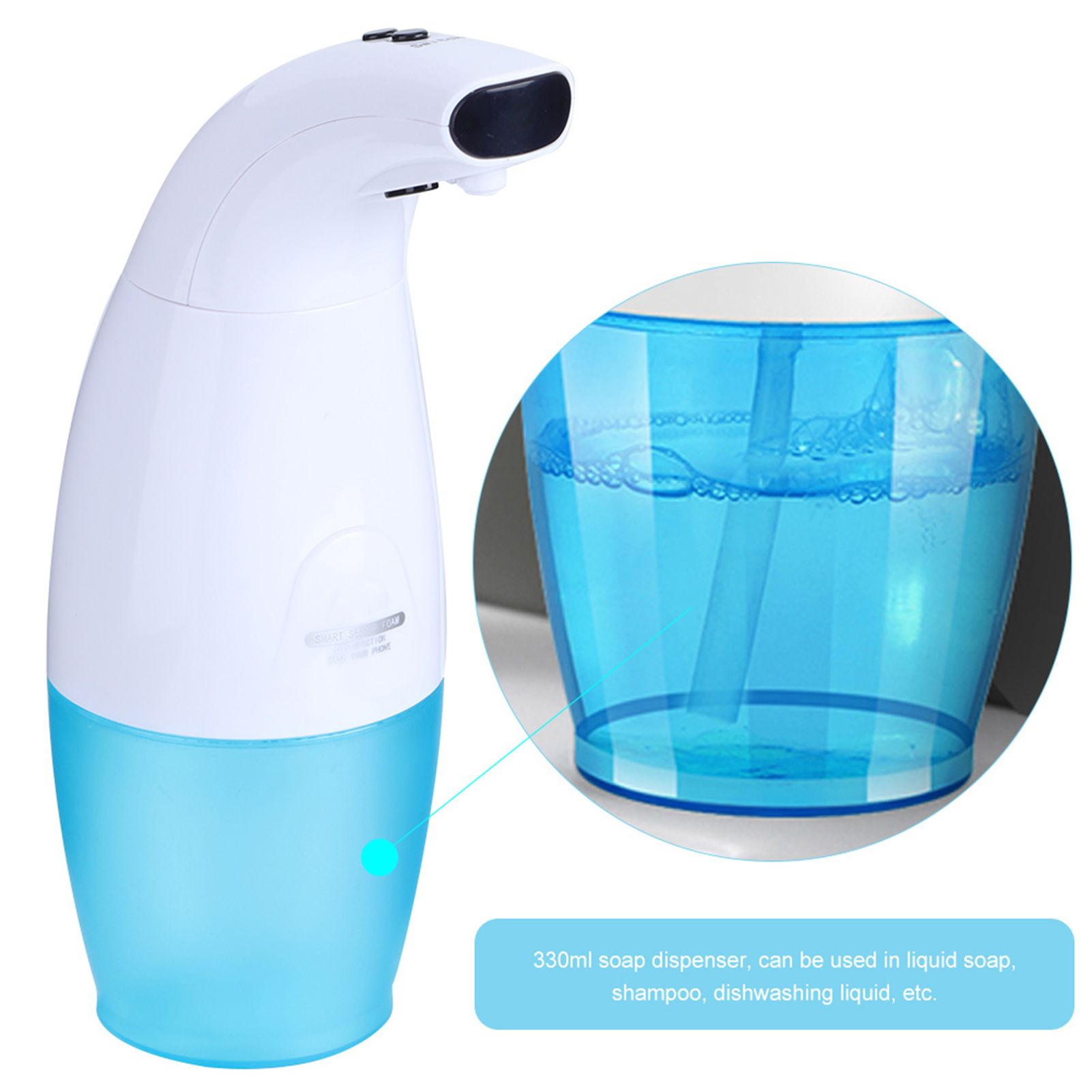 Intelligent Automatic Induction Touchless Foaming Liquid Soap Dispenser for view 8
