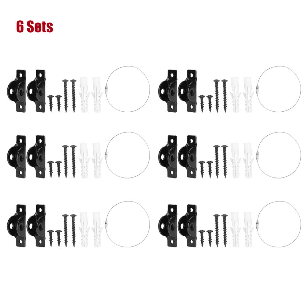 6 Sets Household Furniture Steel Wire Anti Falling Tool Hardware Accessories view 2